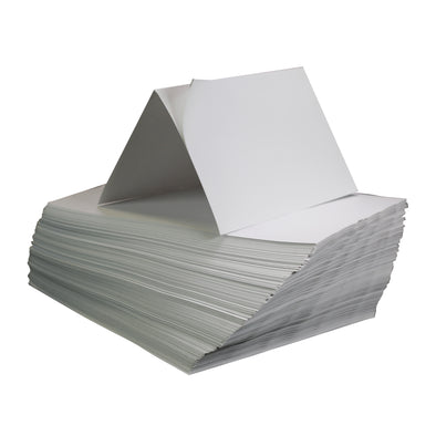 8.5" x 5.5" 1000 Half-Sheet Self Adhesive Labels for Laser & Inket Printers (2 Labels/Sheet, 500 Sheet/Case)