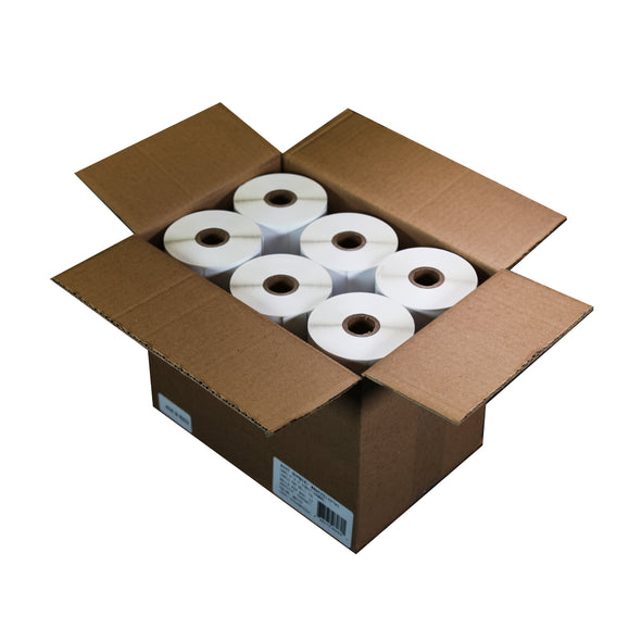 4" x 2" Direct Thermal Labels 1" Core (735 Labels/Roll, 12 Rolls/Case)