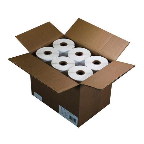 4" x 4" Direct Thermal Labels 1" Core (377 Labels/Roll, 12 Rolls/Case)